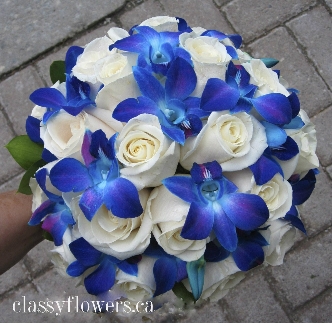 white rose and purple flower bouquet