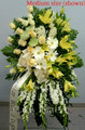  Standing Spray With White And Cream Flowers