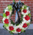  Funeral  Standing Wreath With Gerbera And Roses