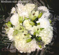 Round Bouquet With White Flowers