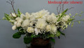 Heavenly White Flower Basket 