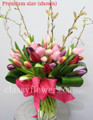 Mixed Tulips Vase Arrangement 