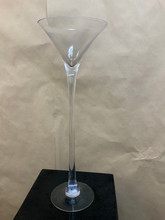 Tall Martini glass vase