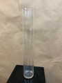 Tall cylinder glass vase