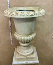 Antique fibreglass flower urn