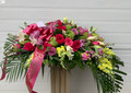 Premium Casket Spray  With Mixed Bright  Flowers 