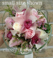 Bridesmaid Bouquet Hand Tied With Cymbidium Orchids And Roses 