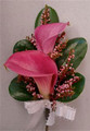 Pink Mini Calla Lilies Pin-on Corsage 