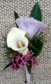 Calla Lily With Lisianthus Boutonniere 