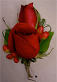 Two Red Roses Boutonniere 