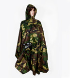 The hood measures 16 inches above the shoulders.The cape's generous size makes it gender-neutral.