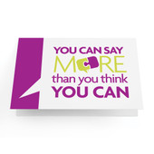 Business Greeting Cards "You Can Say More Than You Think You Can" - Pack of 10 