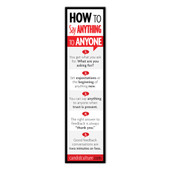 How to Say Anything to Anyone Bookmark - Set of 25