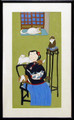 Long Shanghai Lady With Cats