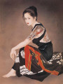 Tattoo Japanese Lady Wall Scroll Tapestry R44 