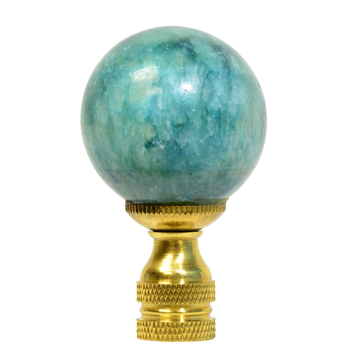 Green Jade Ball Lamp Finial
