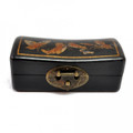 Leather Butterfly Pillow Box Black