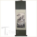 Silk River Scenery Scroll featuring a section of Along the River during the Qingming Festival art