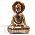Cold Cast Bronze Buddha with Heart Sutra