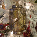 Gold Mercury Glass Lantern Ornament