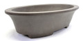 Purple Clay Oval Bonsai Pot 13x8x3in