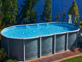 7.6m x 4.6m x 1.37m  Salt Water Above Ground Pool 