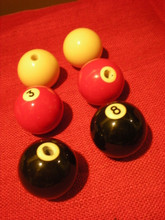 A selection of cue ball shifter knobs.  Note: Price is for one item.