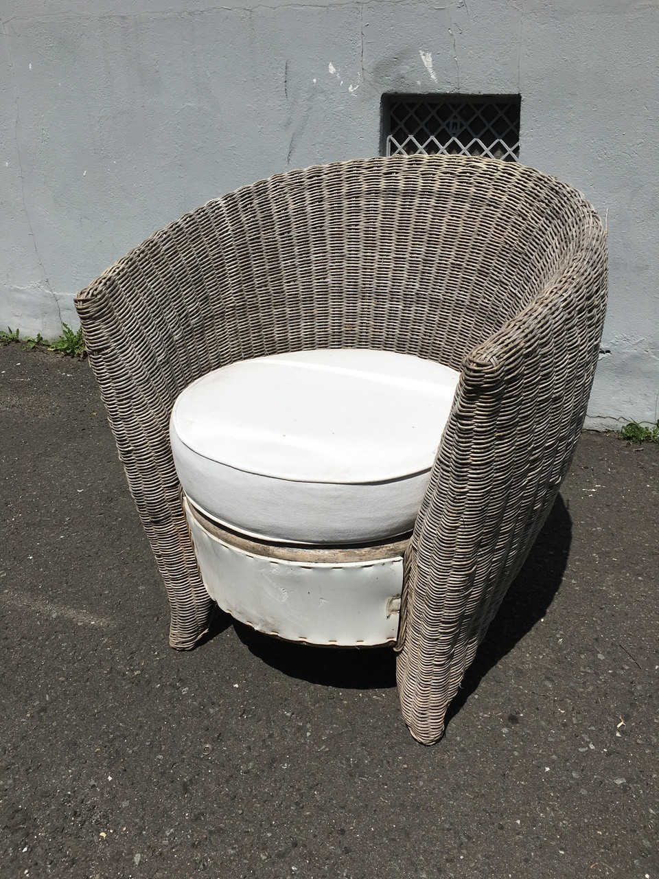 Round Wicker Lounge Chair Furniture
