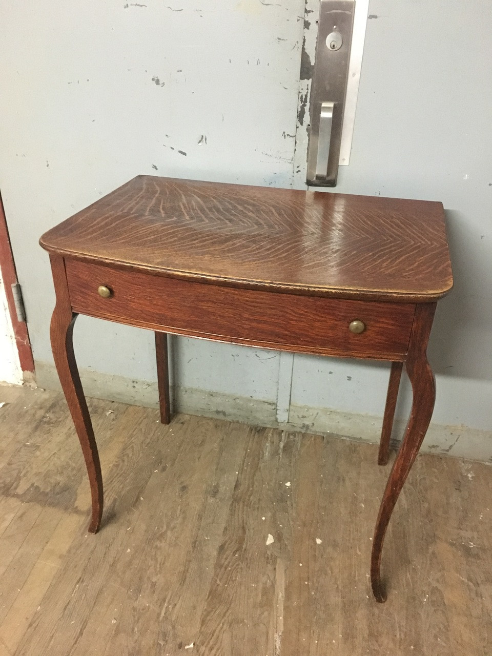 Antique Tiger Oak Writing Desk Forgotten Furniture