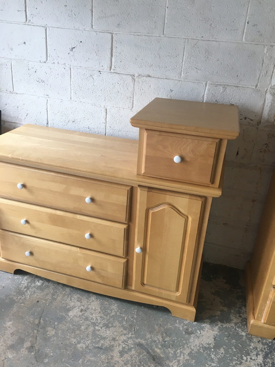 tall changing table dresser