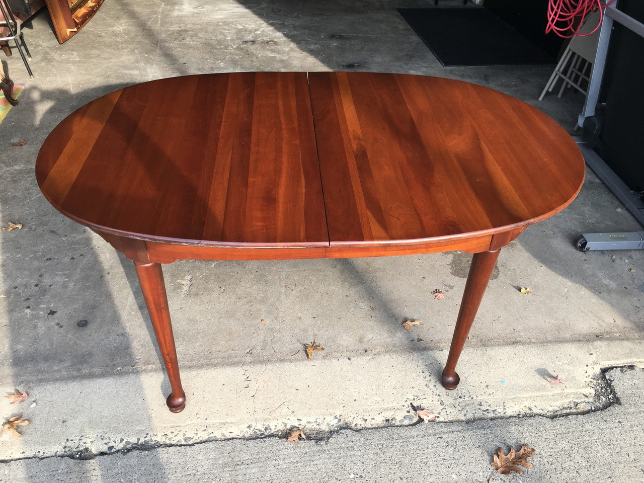 Solid Cherry 5ft Oval Dining Table - Forgotten Furniture