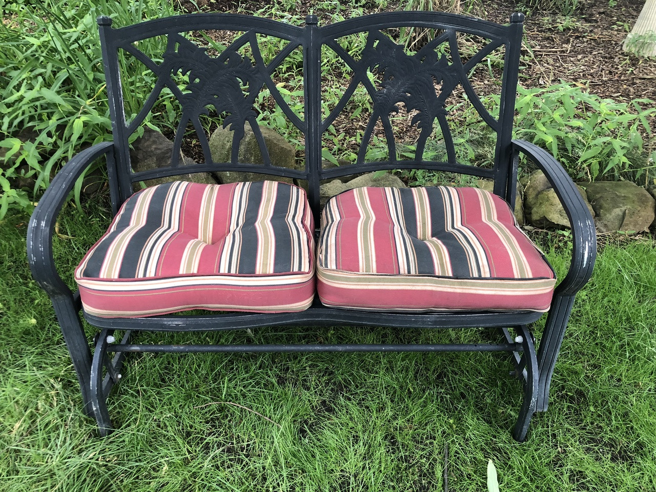 Aluminum Porch Rocker Bench - Forgotten Furniture