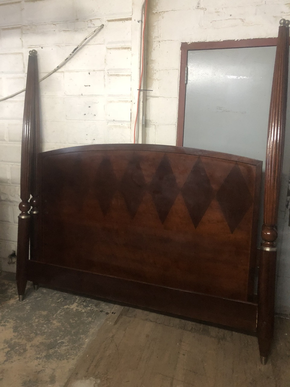 Ethan Allen Cherry 4 Post King Bed