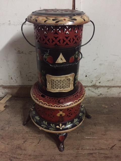 antique kerosene heater