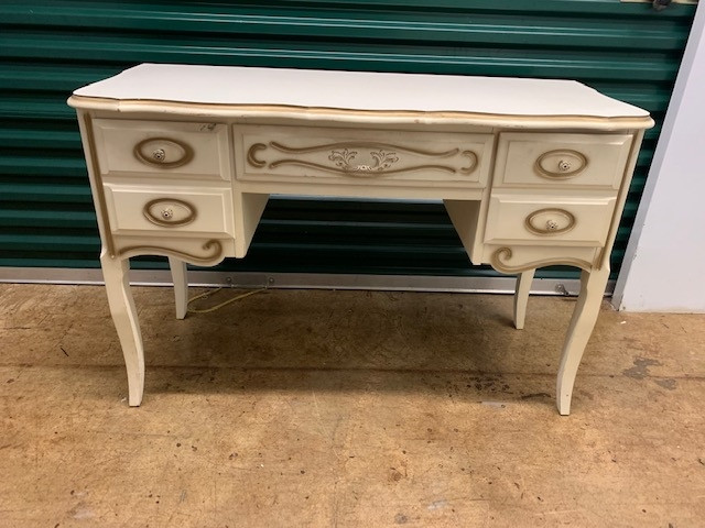 White French Provincial Desk Forgotten Furniture