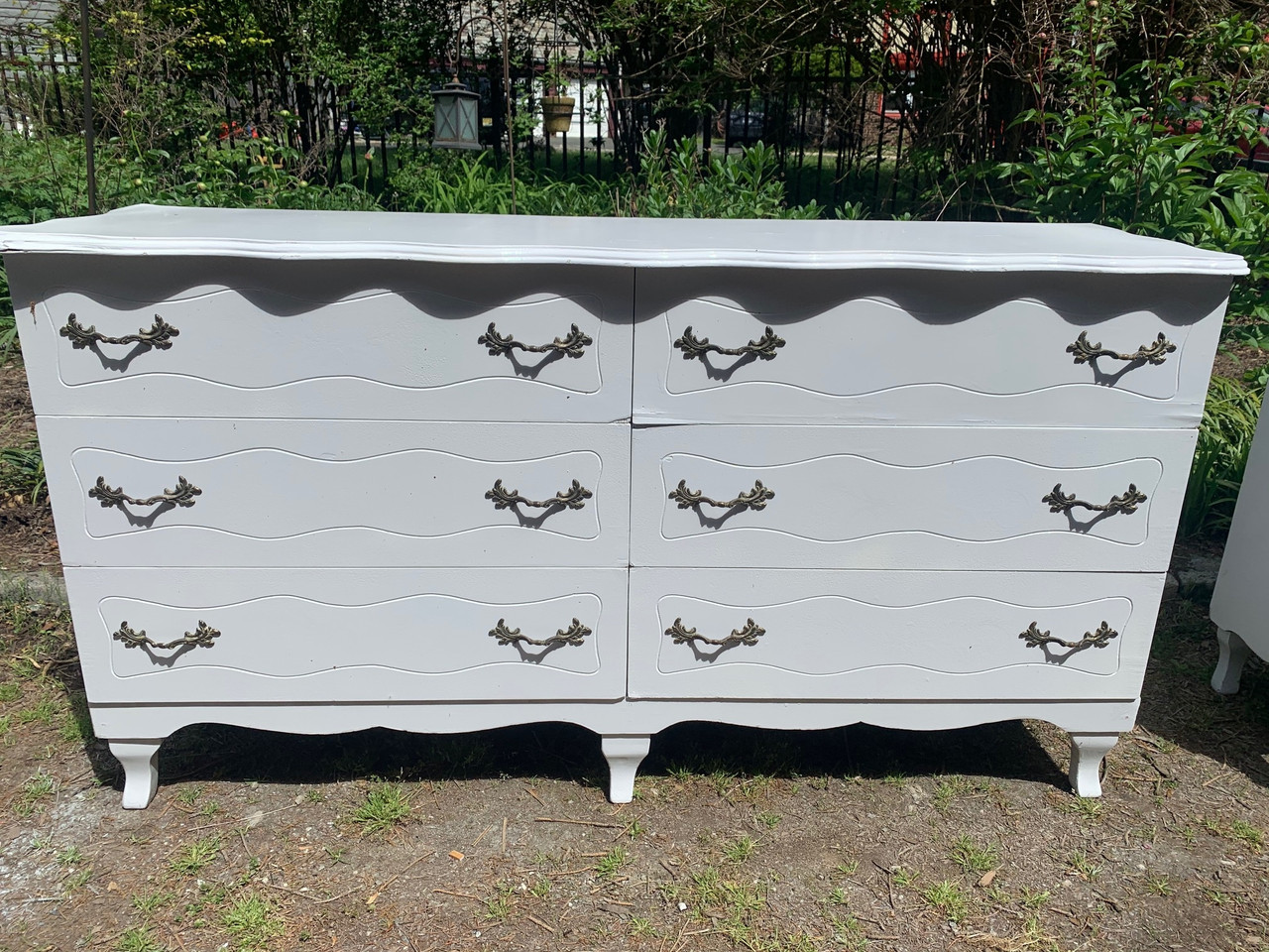 5 Foot Long French 6 Drawer Dresser Forgotten Furniture