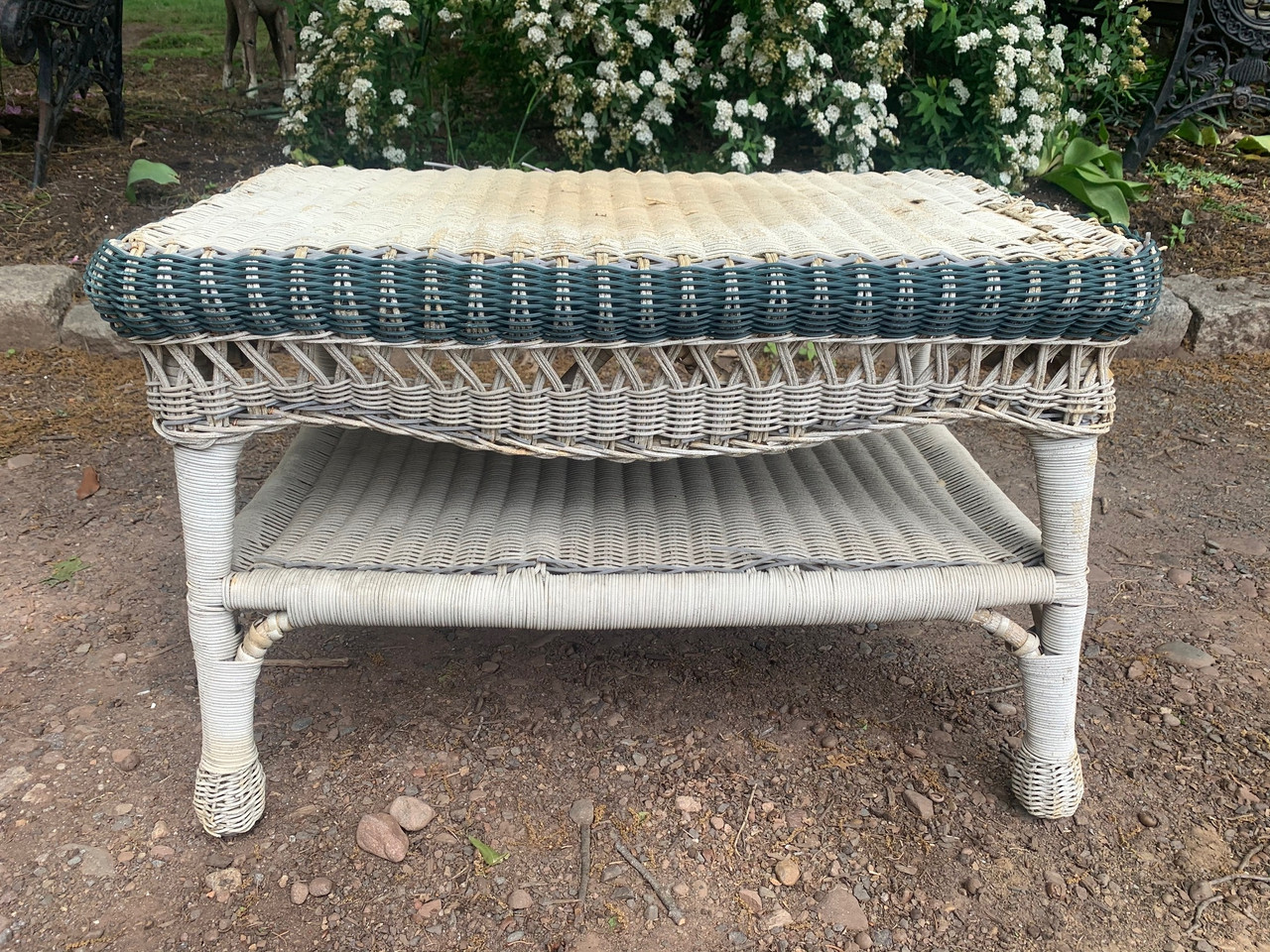 Wicker coffee table - Forgotten Furniture