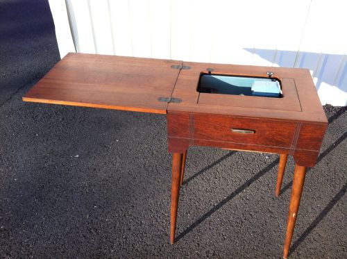 Vintage Modern Singer Sewing Machine Cabinet Forgotten Furniture