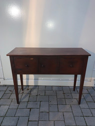 Antique painted mahogany server buffet