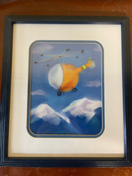 Helicopter Framed Print by Anthony Morrow