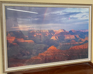 Framed grand canyon rainbow