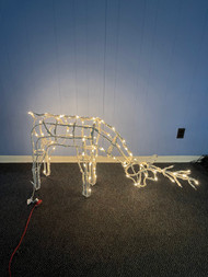 Vintage Christmas Holiday reindeer with head down