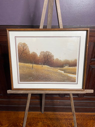 Vintage Framed print "Fall Fields" by Williams