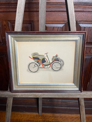 Vintage automobile Print 11x9
