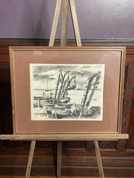 Georgetown grand Cayman framed print