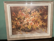 Vintage floral print Spring Fantasy by R. Baderian