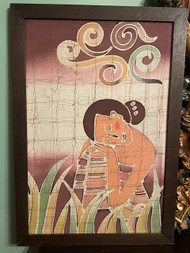 Batik Cotton Wall Art