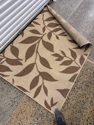 Indoor outdoor tan patio carpet