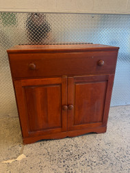 Vintage solid pine country server