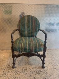 Antique Victorian mahogany arm chair